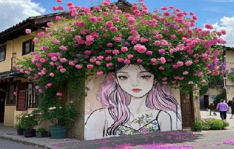 蒲城怎么设计网红打卡墙绘