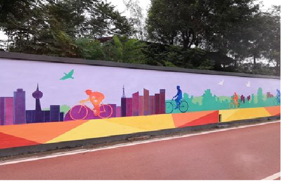 蒲城墙体彩绘-围墙