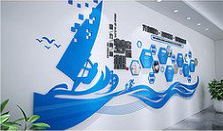 蒲城海浪主题文化墙如何设计？