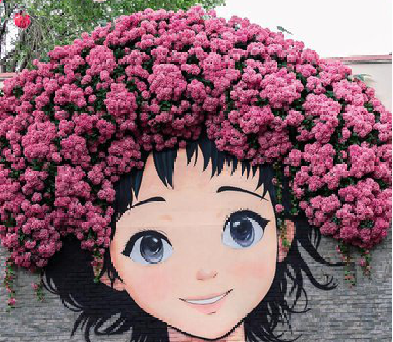 蒲城墙体彩绘-网红墙打卡