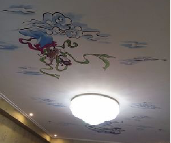 蒲城如何快速绘制天花板上的手绘墙？