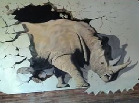 蒲城在墙绘中，如何绘制3D效果？