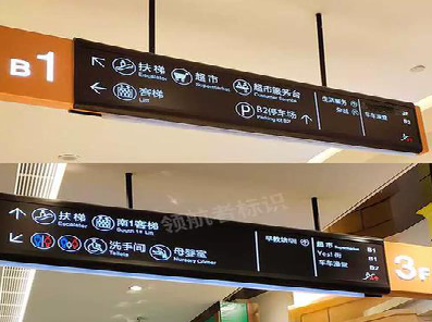 蒲城如何通过商场标识牌引导客流分布?