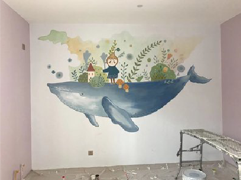 蒲城手绘墙的特点及优势。